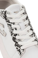 Alberto Guardiani Kadın Beyaz New Era Bağcıklı Deri Sneaker | Derimod Alberto Guardiani Kadın Beyaz New Era Bağcıklı Deri Sneaker | Derimod