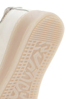 Alberto Guardiani Kadın Bej New Era Bağcıklı Deri Sneaker | Derimod Alberto Guardiani Kadın Bej New Era Bağcıklı Deri Sneaker | Derimod