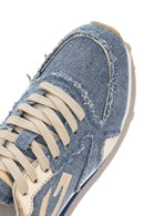 Alberto Guardiani Kadın Mavi Wen Kalın Tabanlı Bağcıklı Taşlı Sneaker | Derimod Alberto Guardiani Kadın Mavi Wen Kalın Tabanlı Bağcıklı Taşlı Sneaker | Derimod