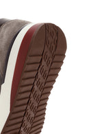 Alberto Guardiani Men's Mink Winner Thick Soled Leather Sneaker | Derimod Alberto Guardiani Men's Mink Winner Thick Soled Leather Sneaker | Derimod