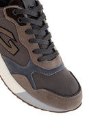 Alberto Guardiani Men's Mink Winner Thick Soled Leather Sneaker | Derimod Alberto Guardiani Men's Mink Winner Thick Soled Leather Sneaker | Derimod