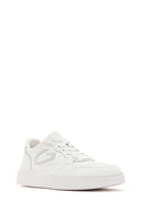 Alberto Guardiani Erkek Beyaz New Era Bağcıklı Deri Sneaker | Derimod Alberto Guardiani Erkek Beyaz New Era Bağcıklı Deri Sneaker | Derimod