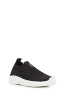 Geox Girl Black J Aril G. E - Shiny Knitt. Text Fabric Sneaker | Derimod Geox Girl Black J Aril G. E - Shiny Knitt. Text Fabric Sneaker | Derimod