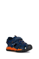 Geox Boy Navy Blue Borealis Sandals | Derimod Geox Boy Navy Blue Borealis Sandals | Derimod
