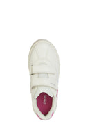Geox Kız Çocuk Beyaz Skylin Bantlı Deri Sneaker | Derimod Geox Kız Çocuk Beyaz Skylin Bantlı Deri Sneaker | Derimod
