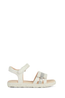 Geox Kız Çocuk Beyaz Haiti Sandalet | Derimod Geox Kız Çocuk Beyaz Haiti Sandalet | Derimod