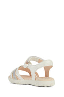 Geox Kız Çocuk Beyaz Haiti Sandalet | Derimod Geox Kız Çocuk Beyaz Haiti Sandalet | Derimod