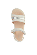 Geox Kız Çocuk Beyaz Haiti Sandalet | Derimod Geox Kız Çocuk Beyaz Haiti Sandalet | Derimod