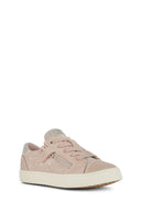 Geox Kız Çocuk Pembe Kilwi Fermuarlı Deri Sneaker | Derimod Geox Kız Çocuk Pembe Kilwi Fermuarlı Deri Sneaker | Derimod