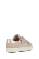 Geox Kız Çocuk Pembe Kilwi Fermuarlı Deri Sneaker | Derimod Geox Kız Çocuk Pembe Kilwi Fermuarlı Deri Sneaker | Derimod