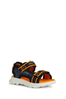 Geox Boy's Multicolored Airadium Strap Leather Sandals | Derimod Geox Boy's Multicolored Airadium Strap Leather Sandals | Derimod