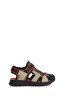 Geox Boy's Multicolored Airadium Strap Leather Sandals | Derimod Geox Boy's Multicolored Airadium Strap Leather Sandals | Derimod