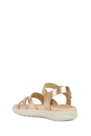 Geox Kız Çocuk Bakır Soleima Girl Simli Sandalet | Derimod Geox Kız Çocuk Bakır Soleima Girl Simli Sandalet | Derimod