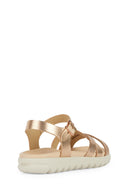 Geox Kız Çocuk Bakır Soleima Girl Simli Sandalet | Derimod Geox Kız Çocuk Bakır Soleima Girl Simli Sandalet | Derimod