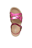 Geox Kız Çocuk Fuşya Anatomik Simli Sandalet | Derimod Geox Kız Çocuk Fuşya Anatomik Simli Sandalet | Derimod