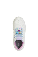 Geox Kız Çocuk Beyaz Washiba Bağcıklı Deri Sneaker | Derimod Geox Kız Çocuk Beyaz Washiba Bağcıklı Deri Sneaker | Derimod