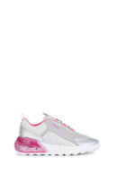Geox Girls Gray Activart Illuminus Sneaker | Derimod Geox Girls Gray Activart Illuminus Sneaker | Derimod