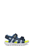 Geox Boy Navy Blue Vaniett Sandals | Derimod Geox Boy Navy Blue Vaniett Sandals | Derimod