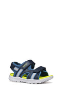 Geox Boy Navy Blue Vaniett Sandals | Derimod Geox Boy Navy Blue Vaniett Sandals | Derimod