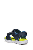 Geox Boy Navy Blue Vaniett Sandals | Derimod Geox Boy Navy Blue Vaniett Sandals | Derimod