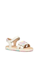 Geox Kız Çocuk Beyaz Haiti Sandalet | Derimod Geox Kız Çocuk Beyaz Haiti Sandalet | Derimod