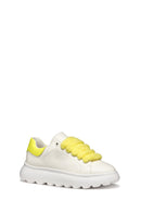 Geox Kız Çocuk Beyaz Puffypop Sneaker | Derimod Geox Kız Çocuk Beyaz Puffypop Sneaker | Derimod