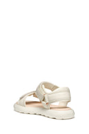 Geox Kız Çocuk Bej Puffypop Sandalet | Derimod Geox Kız Çocuk Bej Puffypop Sandalet | Derimod