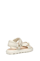 Geox Kız Çocuk Bej Puffypop Sandalet | Derimod Geox Kız Çocuk Bej Puffypop Sandalet | Derimod