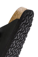 Birkenstock Kadın Siyah Çift Tokalı Arizona Bf Düz Terlik | Derimod Birkenstock Kadın Siyah Çift Tokalı Arizona Bf Düz Terlik | Derimod
