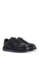 Camper Men's Black Runner Leather Sneaker | Derimod Camper Men's Black Runner Leather Sneaker | Derimod