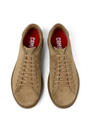 Camper Men's Brown Pelotas Soller Lace-Up Leather Sneaker | Derimod Camper Men's Brown Pelotas Soller Lace-Up Leather Sneaker | Derimod