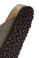 Birkenstock Women's Brown Arizona Eva Nubuck Leather Slippers | Derimod Birkenstock Women's Brown Arizona Eva Nubuck Leather Slippers | Derimod