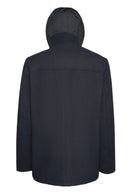 Geox Men's Navy Blue Monreale Hooded Coat | Derimod Geox Men's Navy Blue Monreale Hooded Coat | Derimod