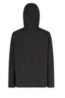 Geox Men's Black Calgary Abx Hooded Jacket | Derimod Geox Men's Black Calgary Abx Hooded Jacket | Derimod