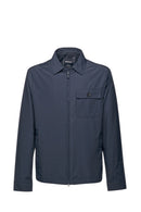 Geox Men's Navy Blue Vincit Jacket | Derimod Geox Men's Navy Blue Vincit Jacket | Derimod