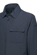 Geox Men's Navy Blue Vincit Jacket | Derimod Geox Men's Navy Blue Vincit Jacket | Derimod
