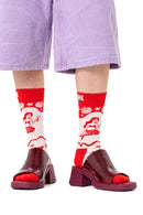 Happy Socks Kadın Denizkızı Desenli Pamuklu Çorap | Derimod Happy Socks Kadın Denizkızı Desenli Pamuklu Çorap | Derimod