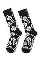 Happy Socks Erkek Siyah Desenli 3’lü Pamuklu Çorap Seti | Derimod Happy Socks Erkek Siyah Desenli 3’lü Pamuklu Çorap Seti | Derimod