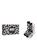 Happy Socks Erkek Siyah Desenli 3’lü Pamuklu Çorap Seti | Derimod Happy Socks Erkek Siyah Desenli 3’lü Pamuklu Çorap Seti | Derimod