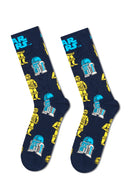 Happy Socks Erkek Çok Renkli Star Wars Desenli 3’lü Çorap Seti | Derimod Happy Socks Erkek Çok Renkli Star Wars Desenli 3’lü Çorap Seti | Derimod