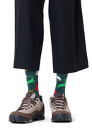 Happy Socks Erkek Yeşil Desenli Pamuklu Çorap | Derimod Happy Socks Erkek Yeşil Desenli Pamuklu Çorap | Derimod