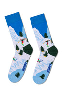 Happy Socks Erkek Çok Renkli Kış Temalı Pamuklu 2’li Çorap Seti | Derimod Happy Socks Erkek Çok Renkli Kış Temalı Pamuklu 2’li Çorap Seti | Derimod