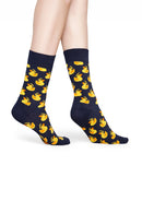 Happy Socks Erkek Lacivert Ördek Desenli Pamuklu Çorap | Derimod Happy Socks Erkek Lacivert Ördek Desenli Pamuklu Çorap | Derimod