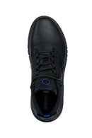 Geox Men's Black Aerantis Leather Boots | Derimod Geox Men's Black Aerantis Leather Boots | Derimod