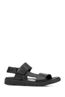 Geox Erkek Siyah Xand 2s Deri Sandalet | Derimod Geox Erkek Siyah Xand 2s Deri Sandalet | Derimod