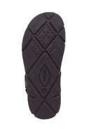 Geox Men's Black Xand 2s Leather Sandals | Derimod Geox Men's Black Xand 2s Leather Sandals | Derimod