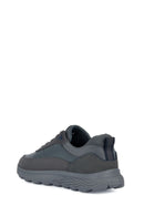 Geox Men's Grey Spherica Suede Leather Detailed Lace-Up Sneaker | Derimod Geox Men's Grey Spherica Suede Leather Detailed Lace-Up Sneaker | Derimod