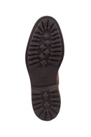 Geox Men's Brown Cannaregio Leather Zippered Casual Boots | Derimod Geox Men's Brown Cannaregio Leather Zippered Casual Boots | Derimod