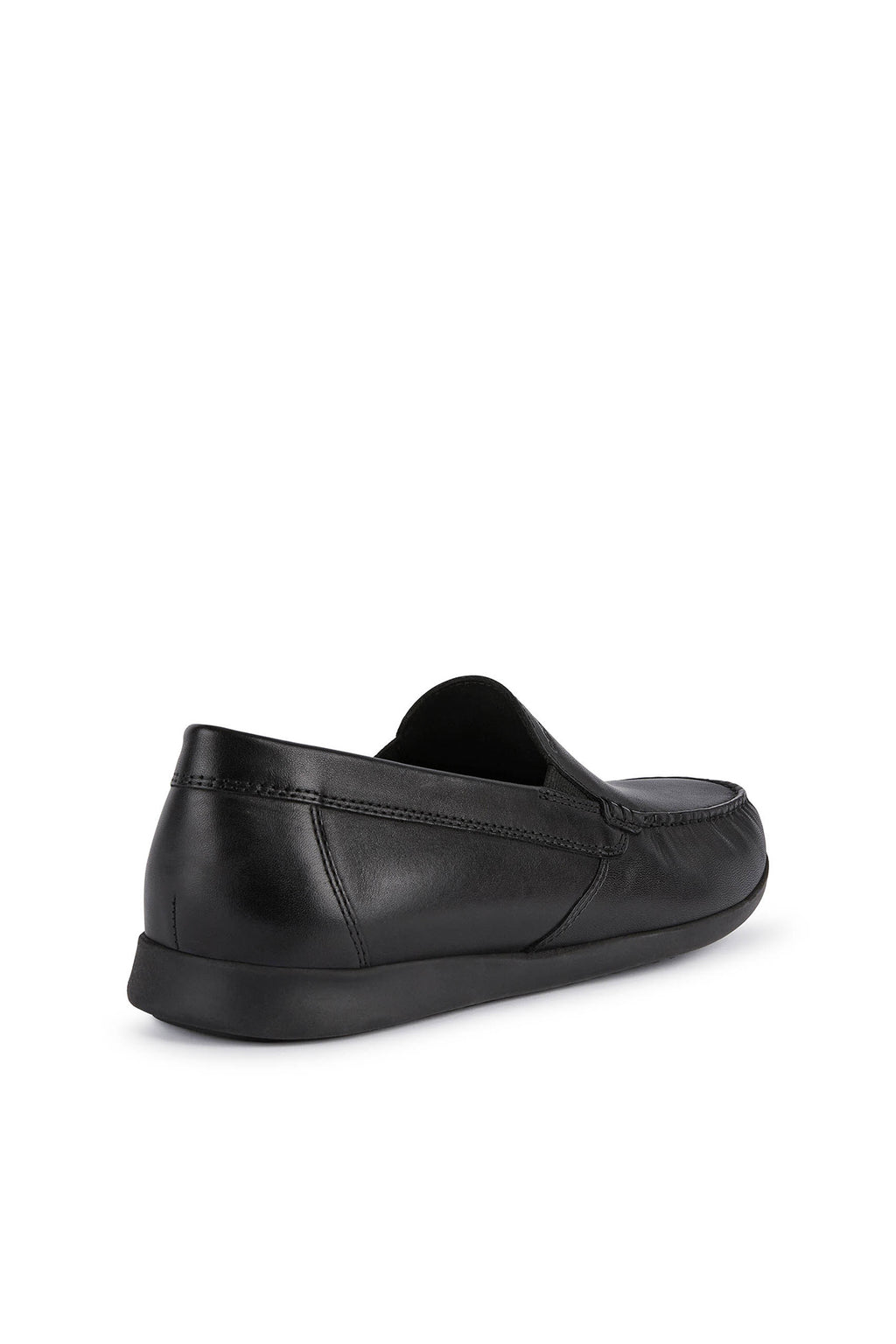 Geox Erkek Siyah Deri U Sile 2 Fit Loafer