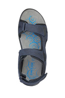 Geox Erkek Lacivert Spherica Ec5 Bilekten Bantlı Süet Deri Sandalet | Derimod Geox Erkek Lacivert Spherica Ec5 Bilekten Bantlı Süet Deri Sandalet | Derimod